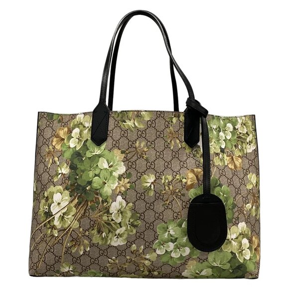 GUCCI GG Blooms Medium Reversible Leather Tote Bag bran684-100625 - Picture 1 of 16